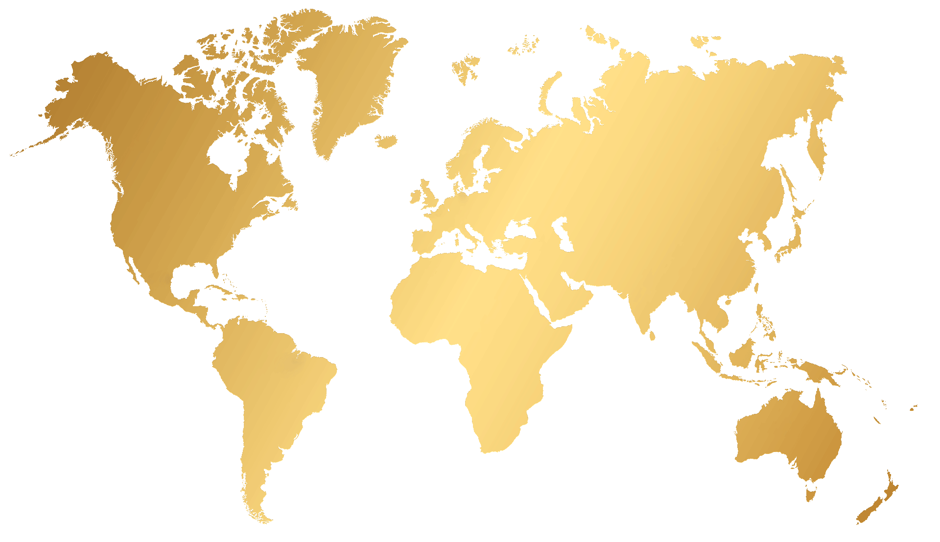 Mappa del mondo colore oro - Matec Industries