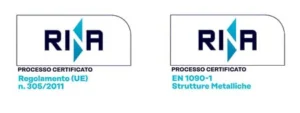 Loghi certificazioni ente RINA - Matec Industries