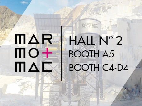 Featured image trade show Marmomac 2023 - Matec Industries